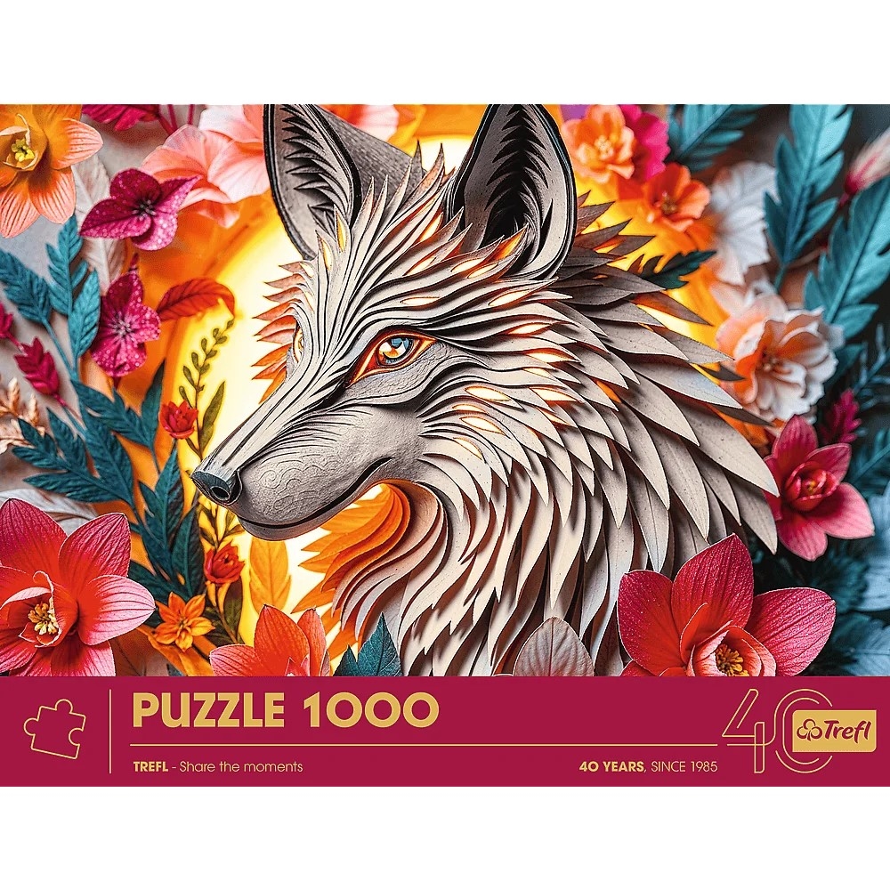 Puzzle 1000 Paper Art: Wilk 40041