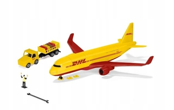 Siku World - Samolot transportowy DHL z akcesoriam