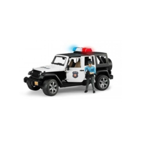 BRUDER Jeep Wrangler Unlimited Rubicon + policjant