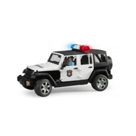 BRUDER Jeep Wrangler Unlimited Rubicon + policjant