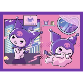 Puzzle 4w1 Dzień Kuromi Hello Kitty 34676