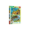 PUZZLE 2x70 Trefliki w Krainie Zwierząt 34445