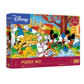 PUZZLE 160 40lecie Trefl-Zabawa w kałużach 40055