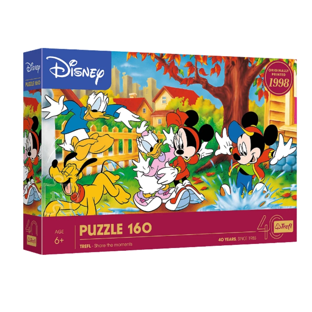 PUZZLE 160 40lecie Trefl-Zabawa w kałużach 40055