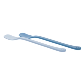 A0691 ZESTAW ŁYŻECZEK PŁASKICH 2SZT NIEBIESKIE