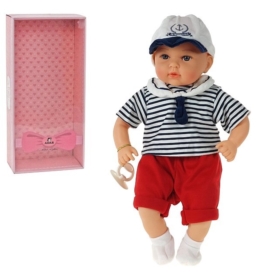 Lalka bobas śpiewa i mówi po polsku 40cm