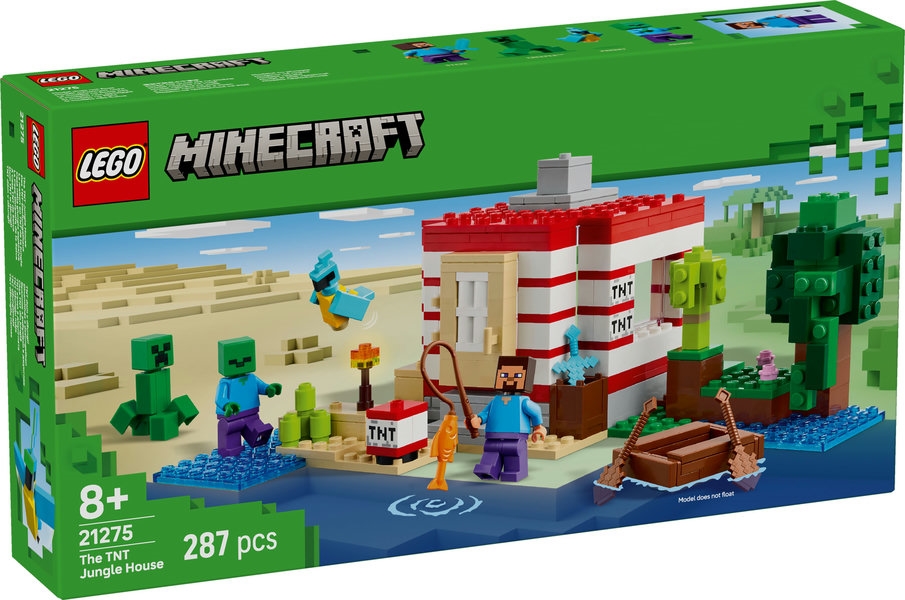 LEGO MINECRAFT Dom TNT w dżungli 21275