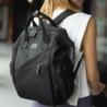 1649/01 BACKPACK FOR MOTHER MODERN STYLE BLACK