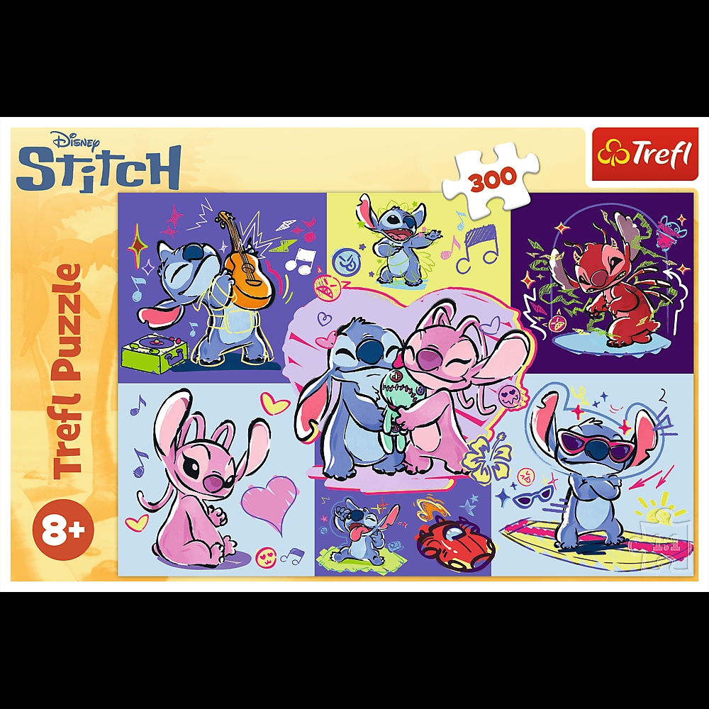 Puzzle 300 Zakręcony Stitch 23033