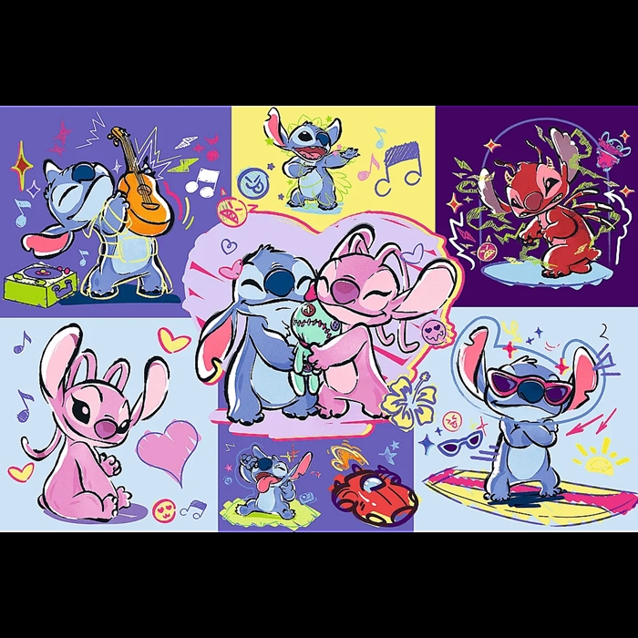 Puzzle 300 Zakręcony Stitch 23033