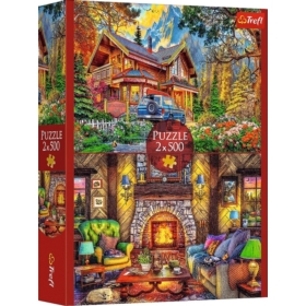 PUZZLE 2x500 Wycieczka w góry 37534