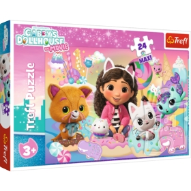 PUZZLE 24 Maxi Koci świat Gabby Universal 14381