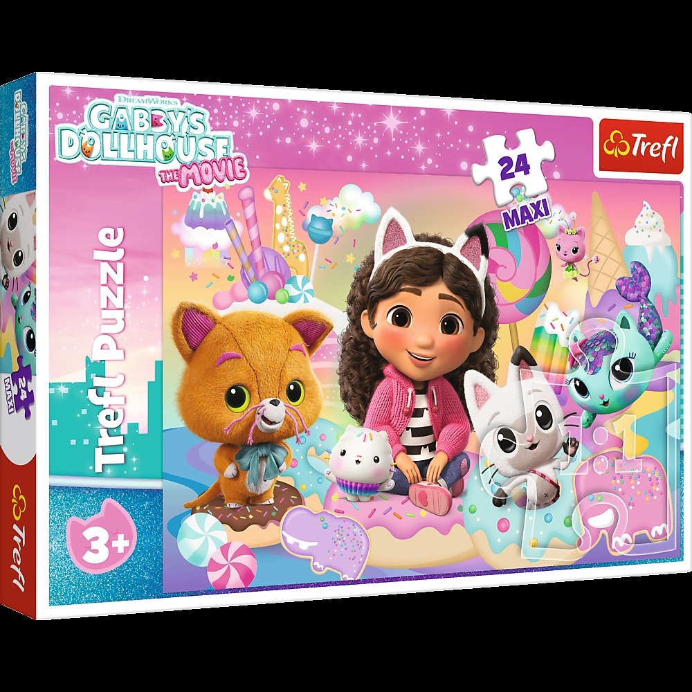 PUZZLE 24 Maxi Koci świat Gabby Universal 14381