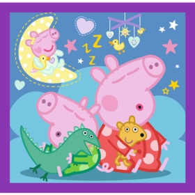 Puzzle 3w1 Zwyczaje świnki Peppy 34893