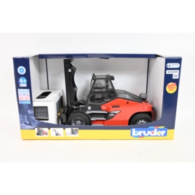 BRUDER wózek widłowy Linde HT160+paleta+kosz 02513