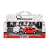 Fiat 126p + przyczepa Niewiadów Krótka czerwony