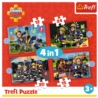 Puzzle 4w1 Przygody strażaka Sama 34632