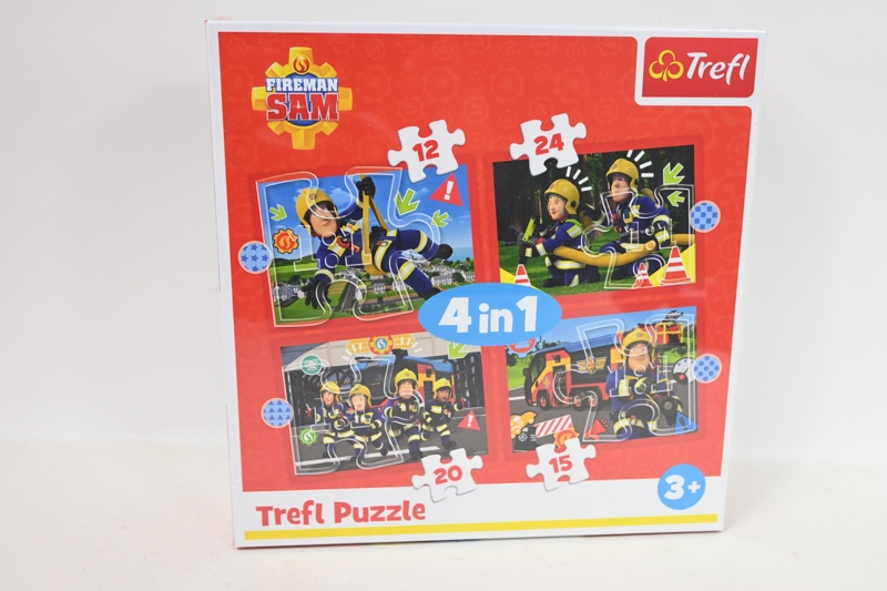 Puzzle 4w1 Przygody strażaka Sama 34632