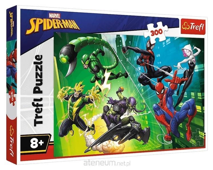 Puzzle 300 W pajęczej sieci Spiderman 23036