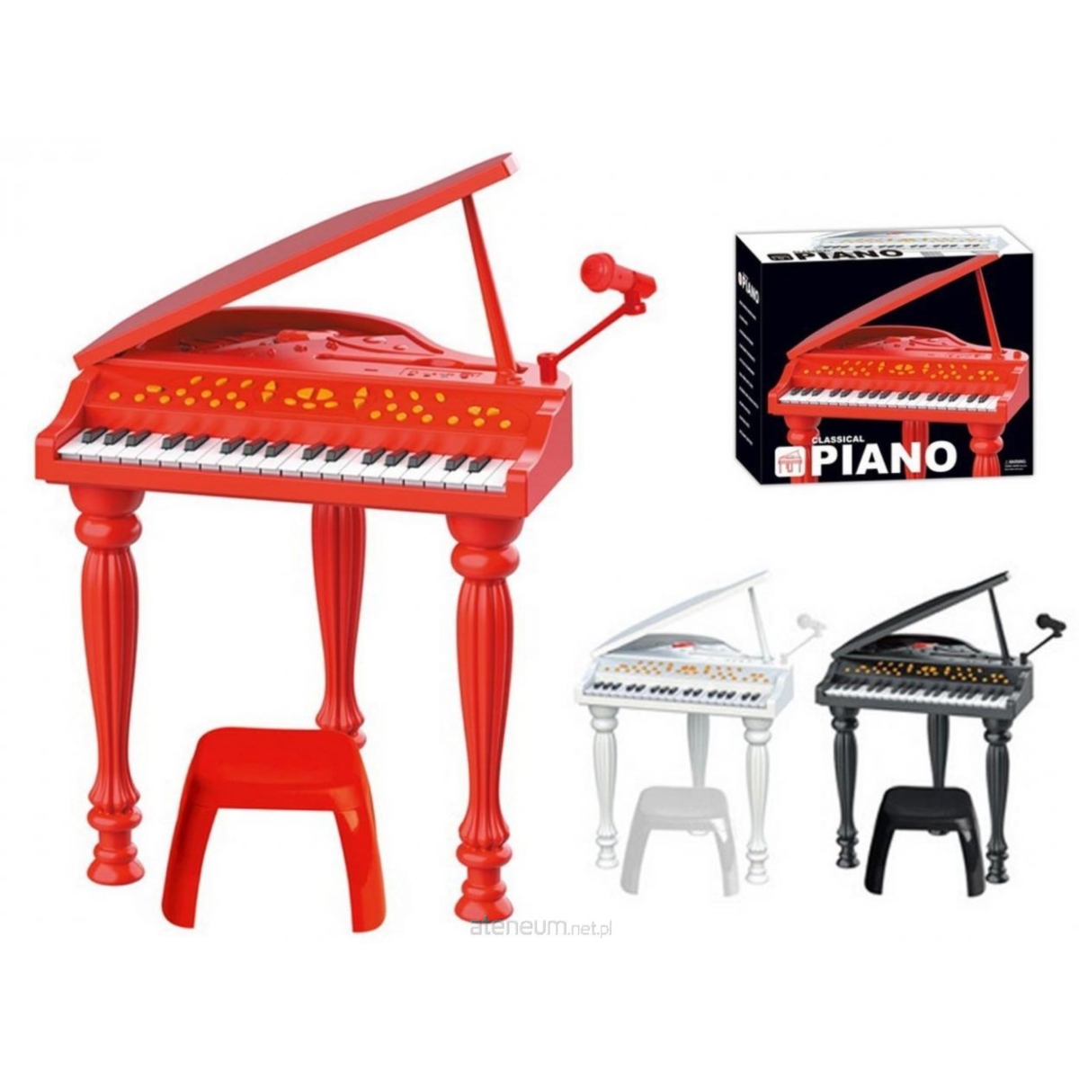 PIANINO NA BATERIE Z KRZESEŁKIEM