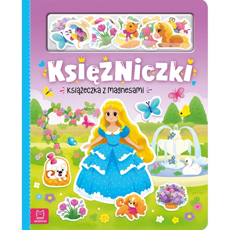 Księżniczki. Książeczka z magnesami