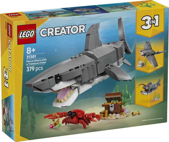 LEGO CREATOR 31381 GROŹNY REKIN I SKRZYNIA