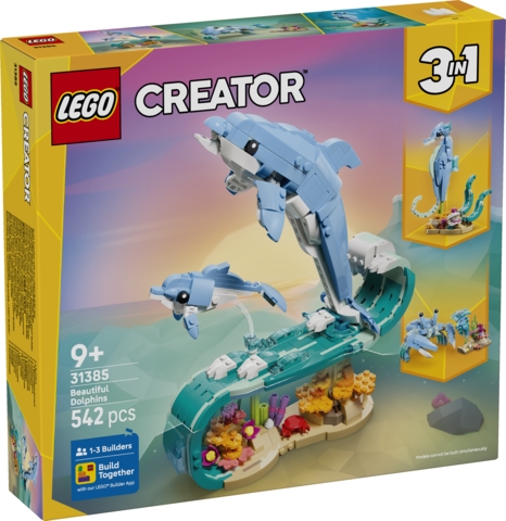 LEGO CREATOR 31385 PIĘKNY DELFIN