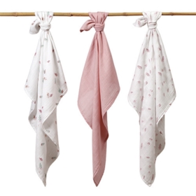 397/14 PIELUSZKI BAMBUSOWE 3SZT RÓŻOWE