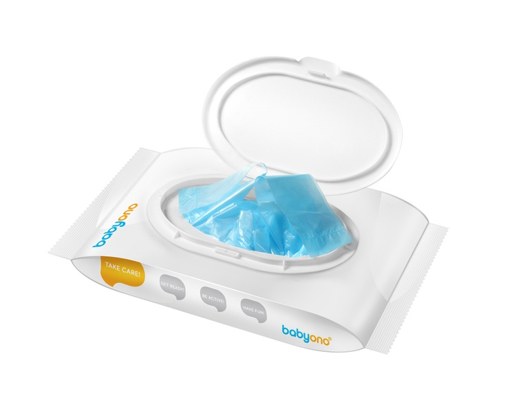 BABYONO PACHNĄCE WORECZKI NA ZUŻYTE PIELUSZKI 1052