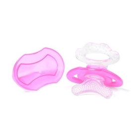 BABYONO GRYZAK SILIKONOWY RÓŻOWY 1008/02