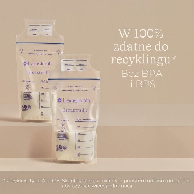 LANSINOH WORECZKI DO PRZECHOWYWANIA POKARMU