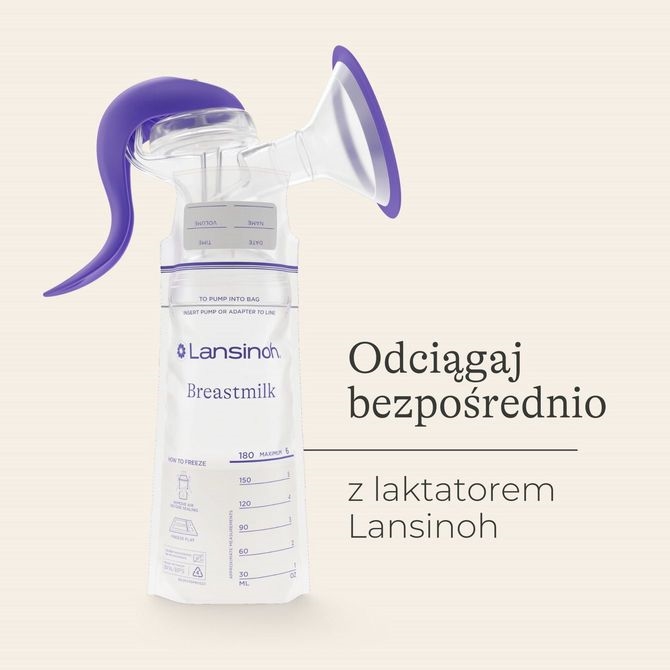 LANSINOH WORECZKI DO PRZECHOWYWANIA POKARMU