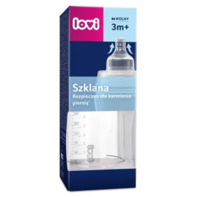 LOVI BUTELKA SZKLANA DIAMOND GLASS 250 ML GIRL 74/204