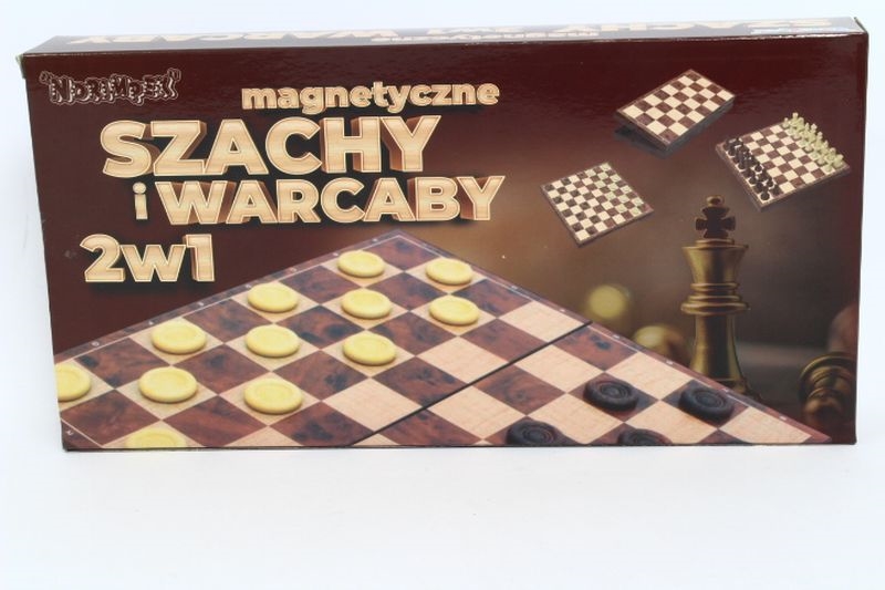 SZACHY WARCABY MAGNETYCZNE