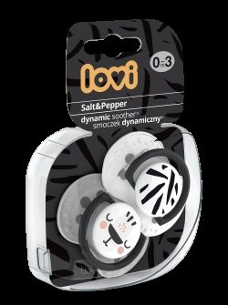 LOVI SMOCZEK SILIKONOWY SALT&PEPPER 0-3M 22/877