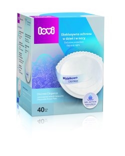 LOVI WKŁADKI LAKTACYJNE 40SZT BIAŁE