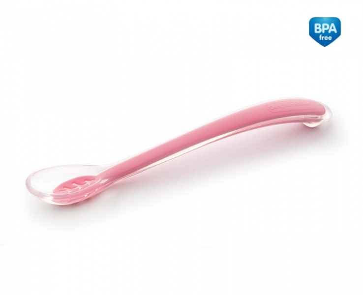 CANPOL ŁYŻECZKA SILIKONOWA PINK 51/010