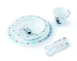 CANPOL ZESTAW STOŁOWY PIESEK 4/401