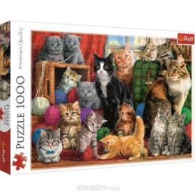 Puzzle 1000 el. Kocie Spotkanie Trefl 10555