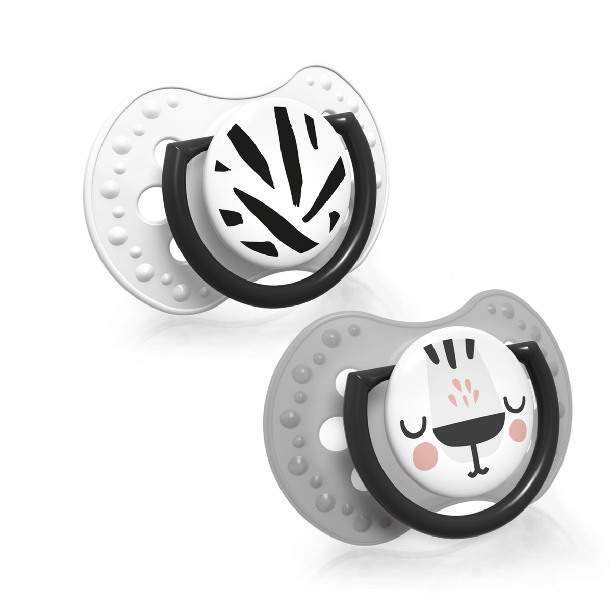 LOVI SMOCZEK SILIKONOWY 3-6M SALT&PEPPER 22/878