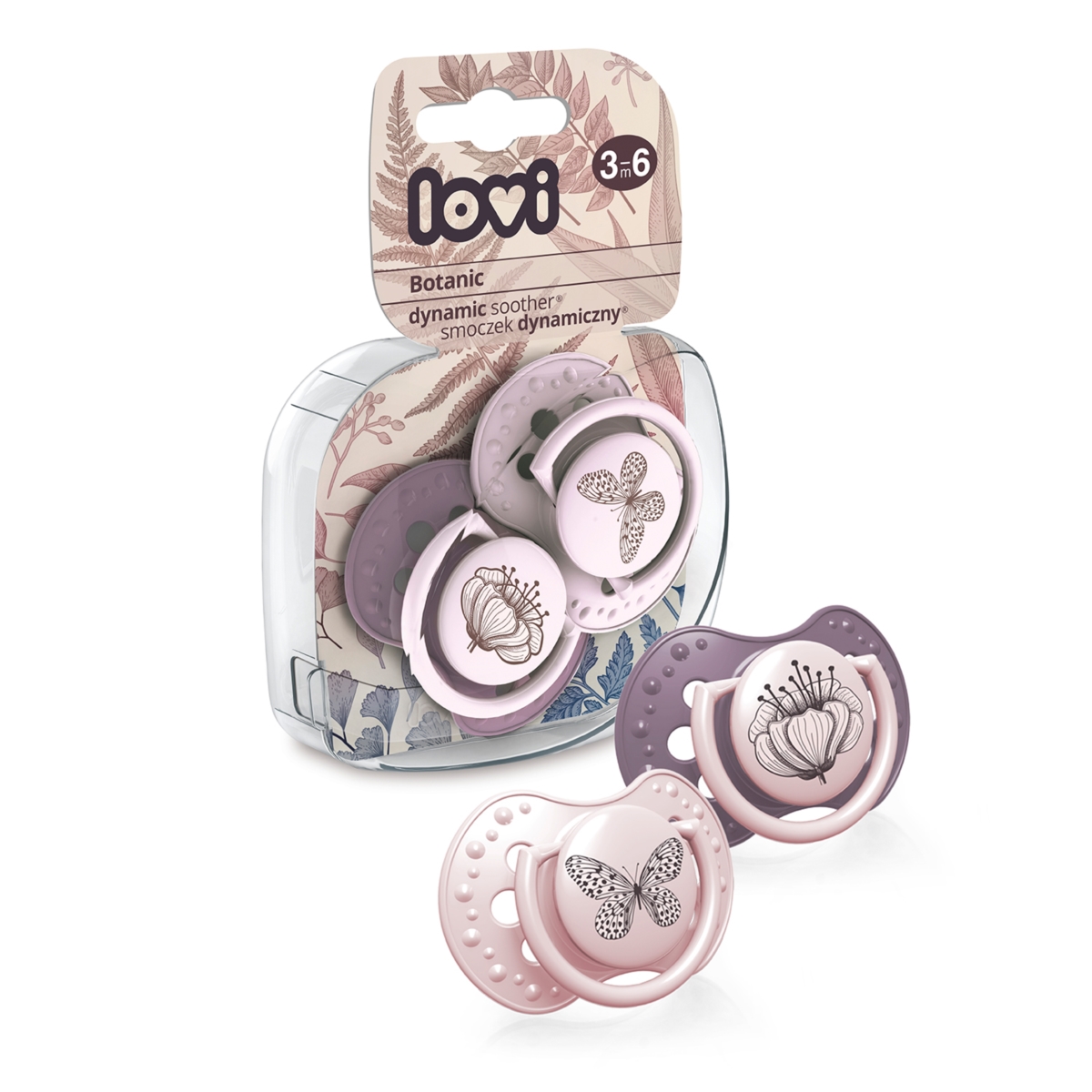 LOVI SMOCZEK DYNAMICZNY BOTANIC GIRL 3-6M 22/870