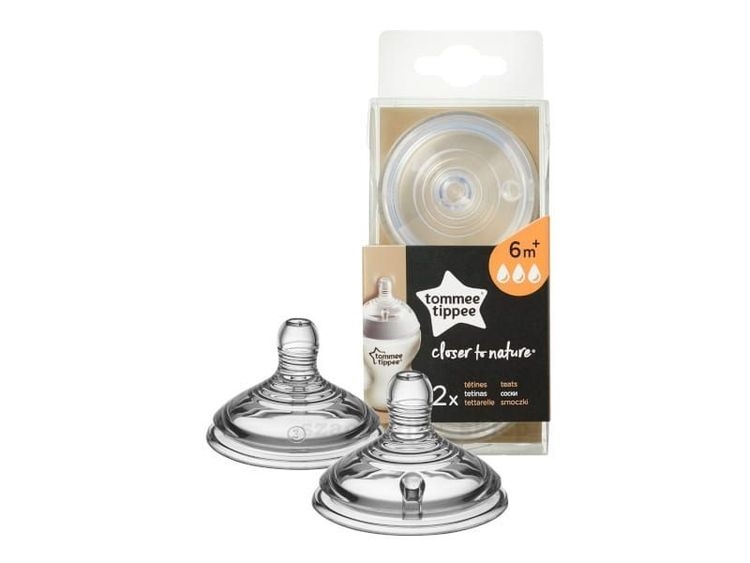 TOMMEE TIPPEE SMOCZEK SILIKONOWY 6+ ŚREDNI