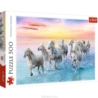 PUZZLE 500 BIAŁE KONIE W GALOPIE