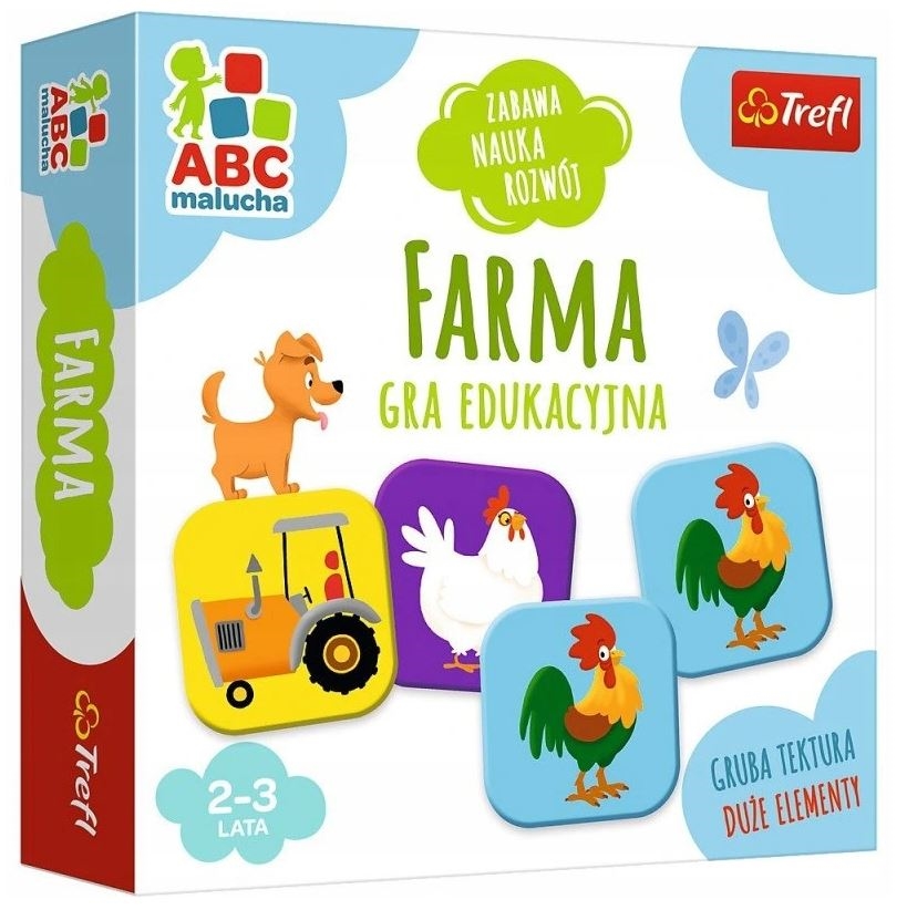 Gra Farma z Serii ABC Malucha Trefl 01944