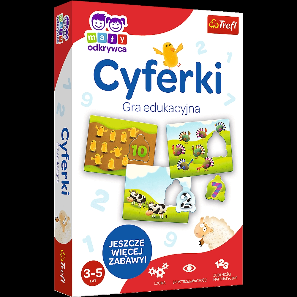 Gra edukacyjna Cyferki z Serii Mały Odkrywca Trefl