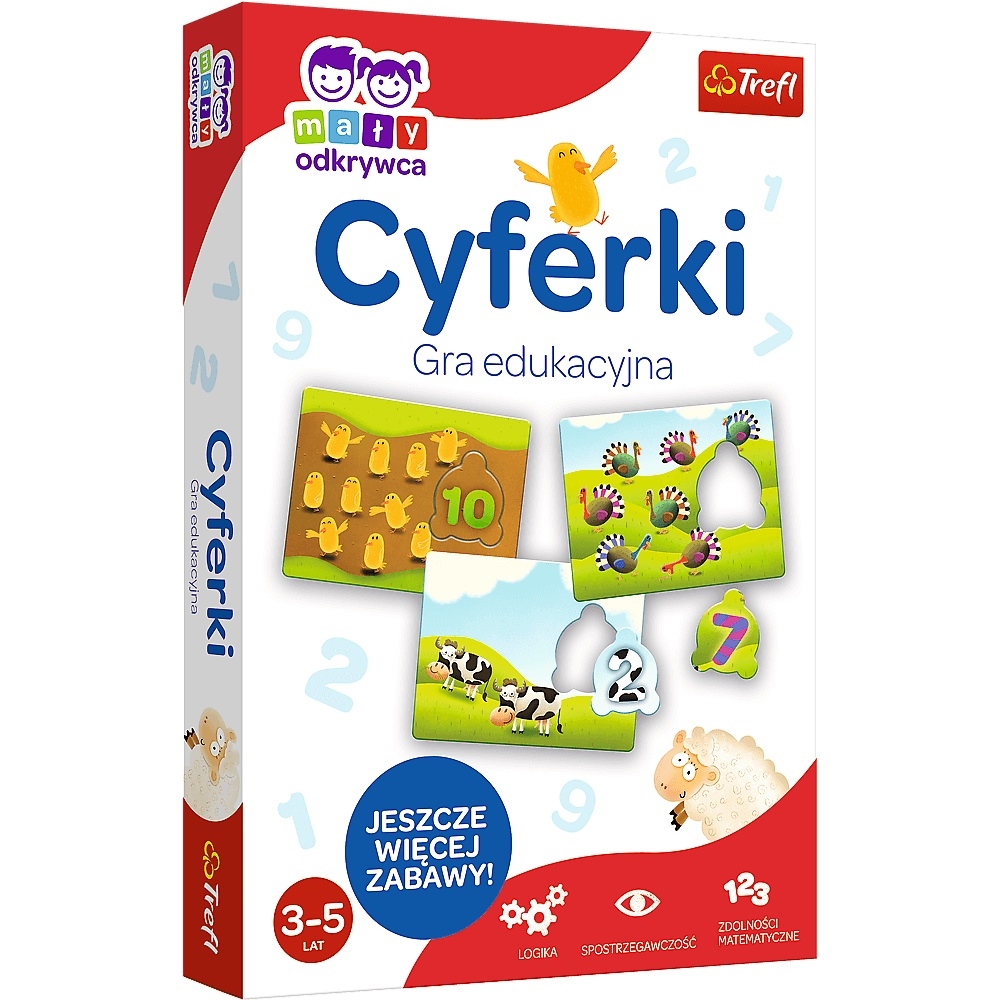 Gra edukacyjna Cyferki z Serii Mały Odkrywca Trefl