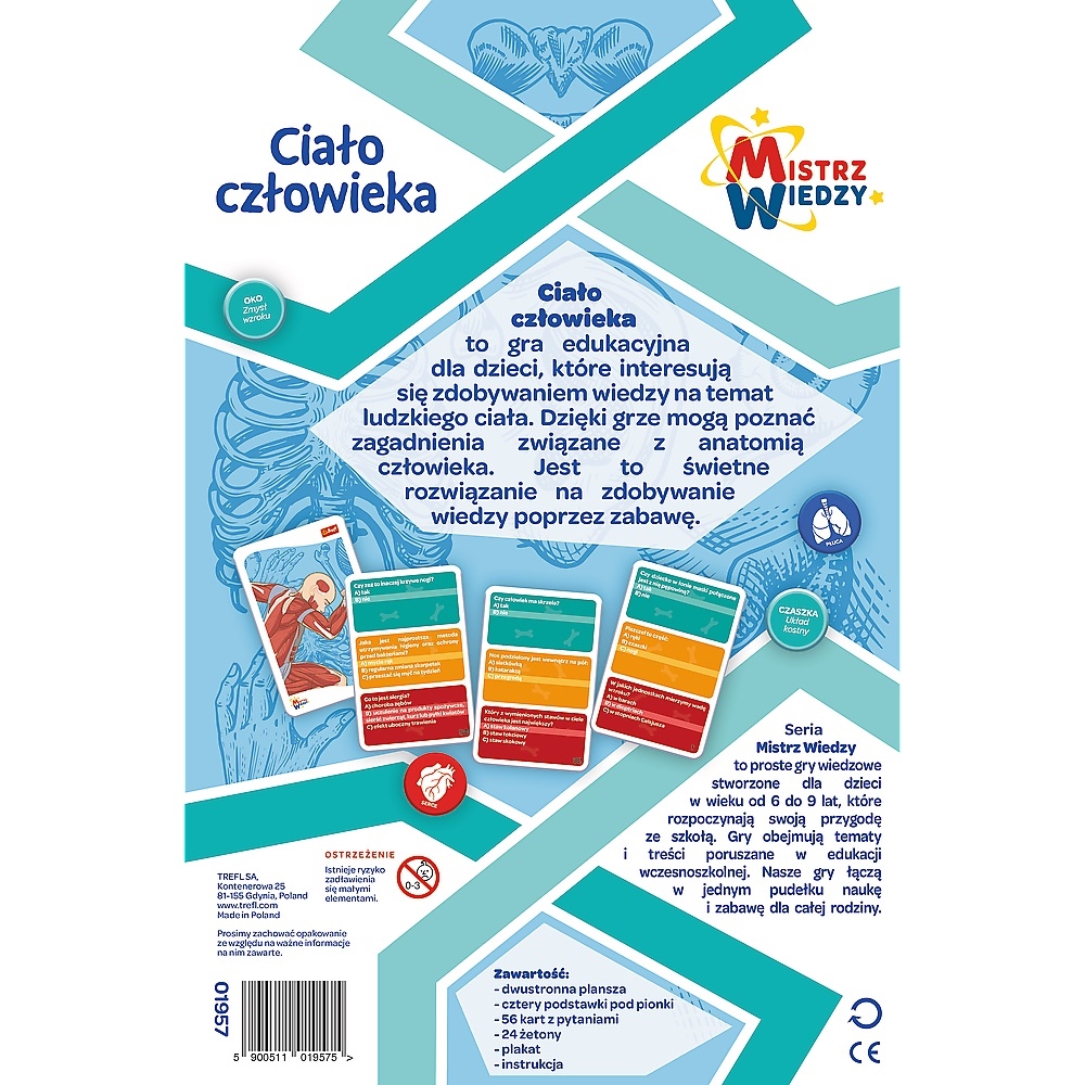 Gra Edukacyjna Ciało człowieka/ Mistrz Wiedzy Tref