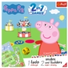 Gra 2w1 Chińczyk Węże i drabiny Świnka Peppa 2067