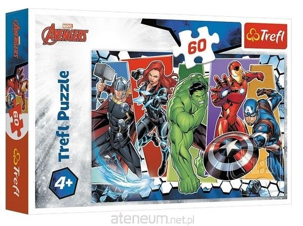 Puzzle 60 - Niezwyciężeni Avengersi Trefl  17357