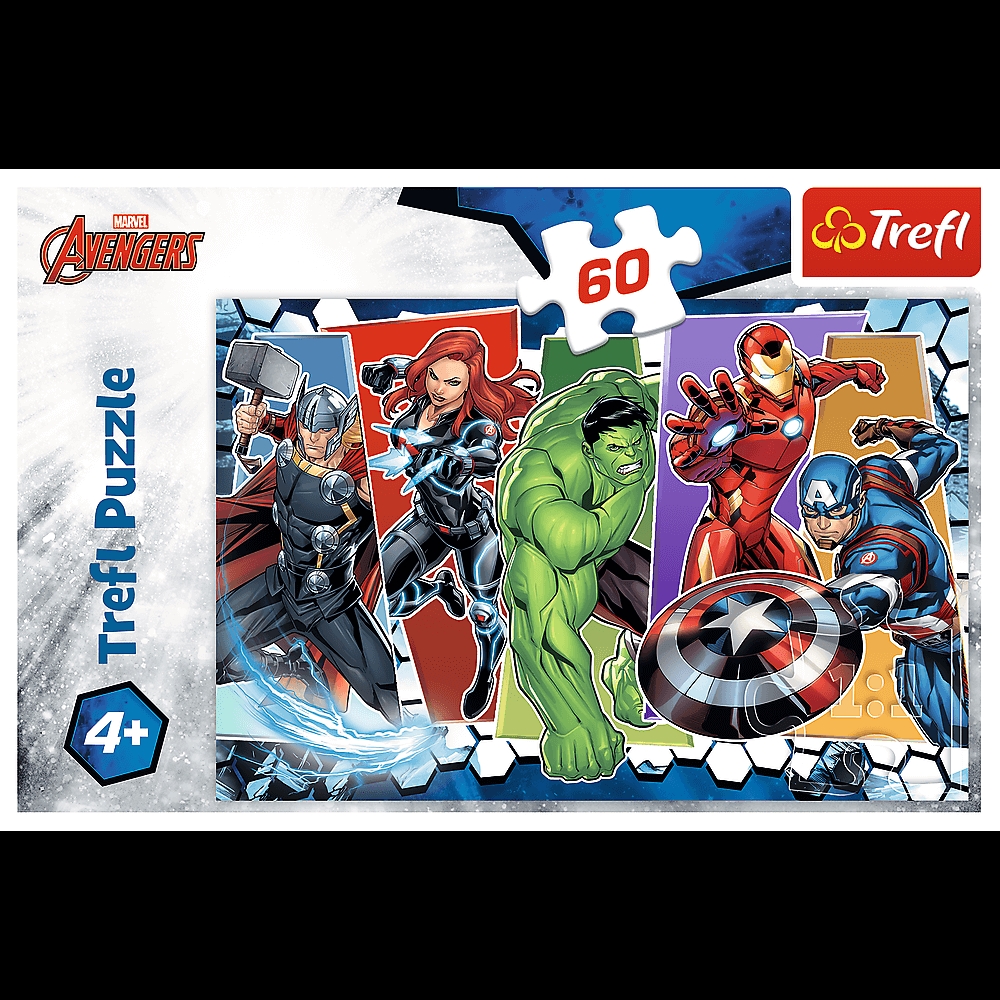 Puzzle 60 - Niezwyciężeni Avengersi Trefl  17357